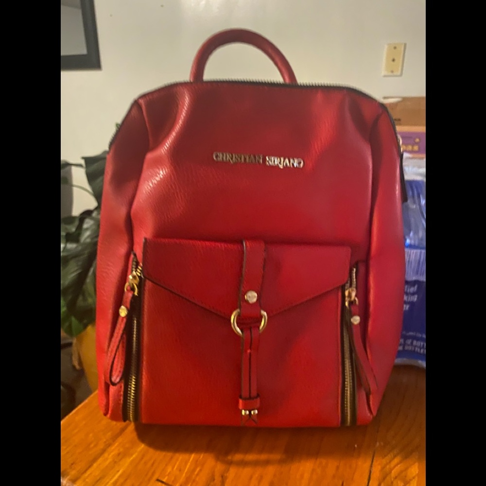 Christian Siriano book bag purse